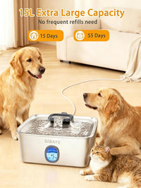 SIBAYS Large Dog Water Fountain - image 2