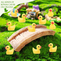 YsesoAi 100Pcs Mini Resin Ducks - Yellow - image 3
