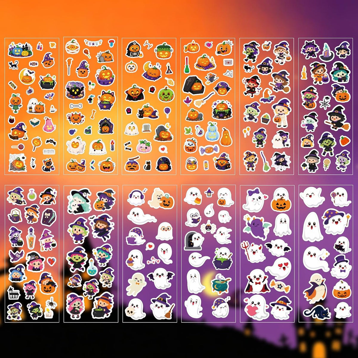 Puffy 3D Sticker for Kid & Toddler 500+ Variety Pack Cute Scrapbook - Halloween - image 3
