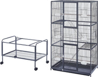 Panana 69inch Height Large Bird Cages Parrot Cage Wide Flight Metal - image 2