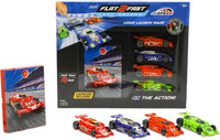FLAT 2 FAST Original Speed Card Racer - Speed - 4 Pack / Multi