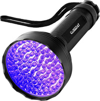 GLOSSDAY UV Flashlight Black Light - 100LED