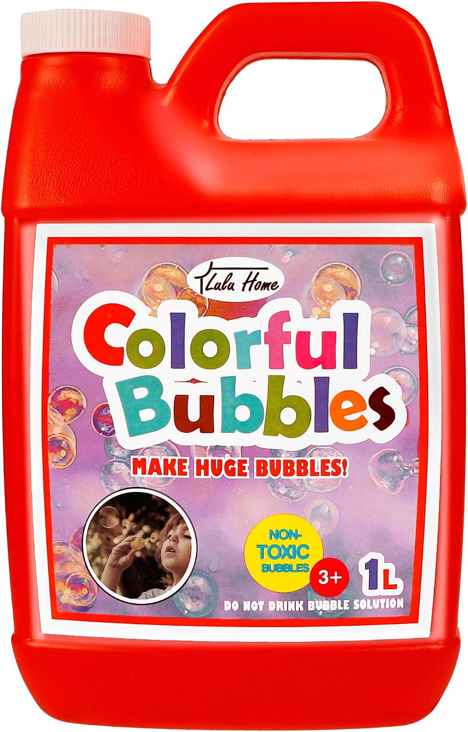 Lulu Home 33.8 OZ/1 L Concentrated Bubble Solution - Red-1
