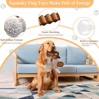 Squeaky Dog Toys, Stuffed Large Dog Toys to Keep Them Busy - 2pack - image 3