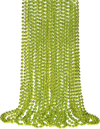 SHAOQINLIN 12 PCS Gold Bead Necklace - Light Green