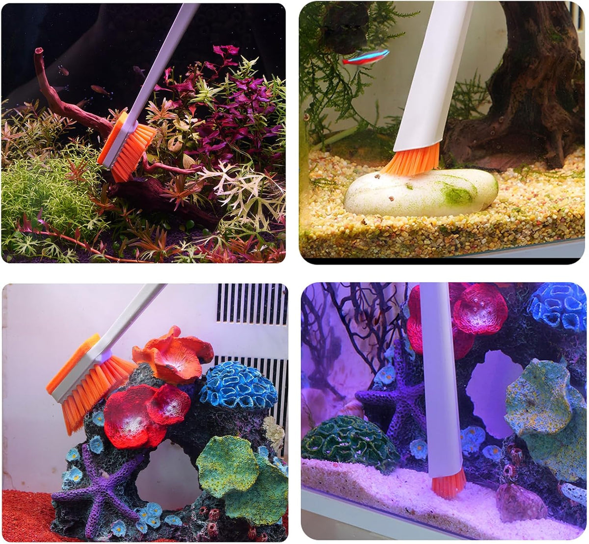 Vimvins Small Fish Tank Cleaner - 17.3 Inch - image 3