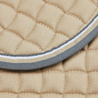 HORZE Adepto Quilted Quick-Dry Dressage Saddle Pad for Horses with Two-Tone Trim