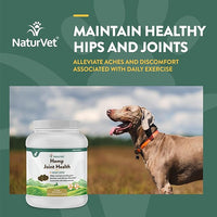 NaturVet Hemp Joint Health Hip & Joint Support Dog Supplement – Soft Chew Supplements for Dogs with Glucosamine, MSM, Chondroitin, Omega 3, Vitamins, Antioxidants – 240 Ct.