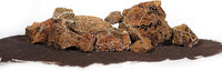 LANDEN Maple Leaves Stone Natural Rocks (18lbs, 3~9 inches,9pcs) for Aquarium, Paludarium, Terrariums, Decorative of Forest Creeks, lakesides, and Streams
