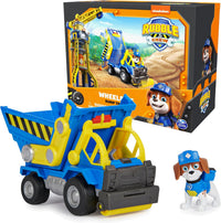 Rubble & Crew Charger’s Crane Grabber Construction Toy & Action Figure – Fun for Kids & Family - Wheeler's Dump Truck