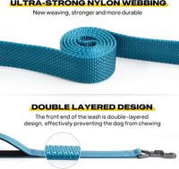 Fida Heavy Duty Dog Leash for Medium Large Dogs - 4 Feet (Pack of 1) / Blue - image 3