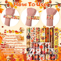 LUYI Halloween slap bracelets bulk pack with ghost, pumpkin, bat and witch designs - view 4