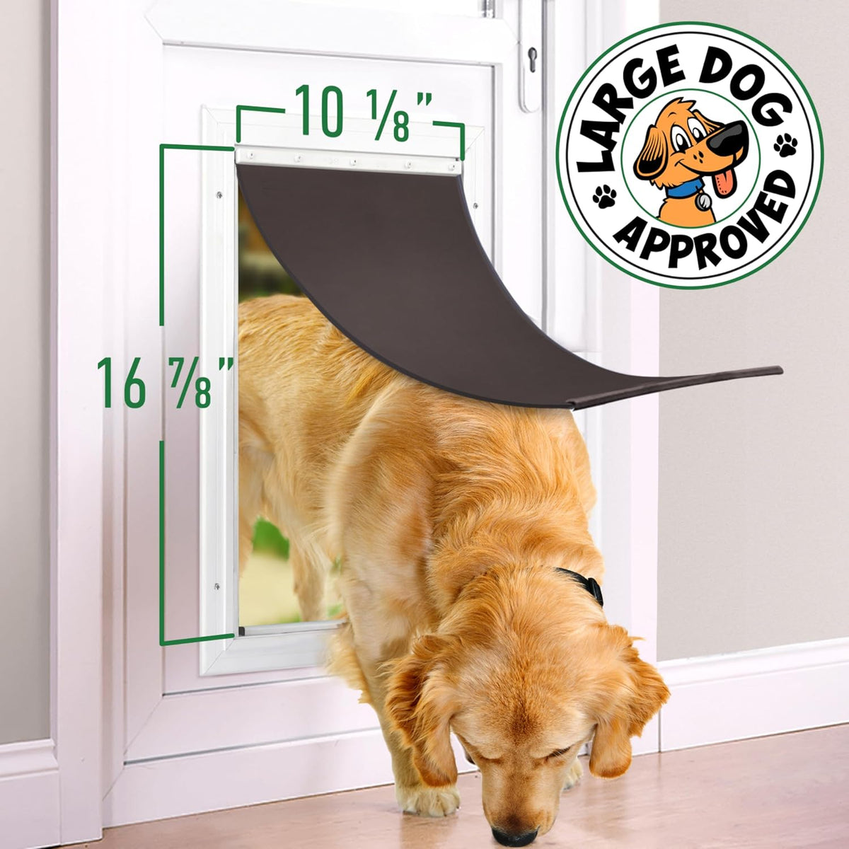 Evergreen Pet Supplies Replacement Dog Door Flap Compatible - Large - image 4