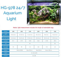 hygger Advanced LED Aquarium Light with Timer - 36"- 42" - image 3