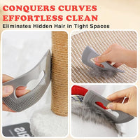 Pet Hair Removal Glove, 2 Pcs New Upgrade Electrostatic Gloves Pet Hair, Remover Grooming Glove for Cat & Dog Hair Remover for Couch, Furniture, Curtain