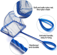 Mogoko 2 Pack Aquarium Net Fish Net Small Net Multi-Size Fine Mesh - 2. Blue / 6 Inch - image 3