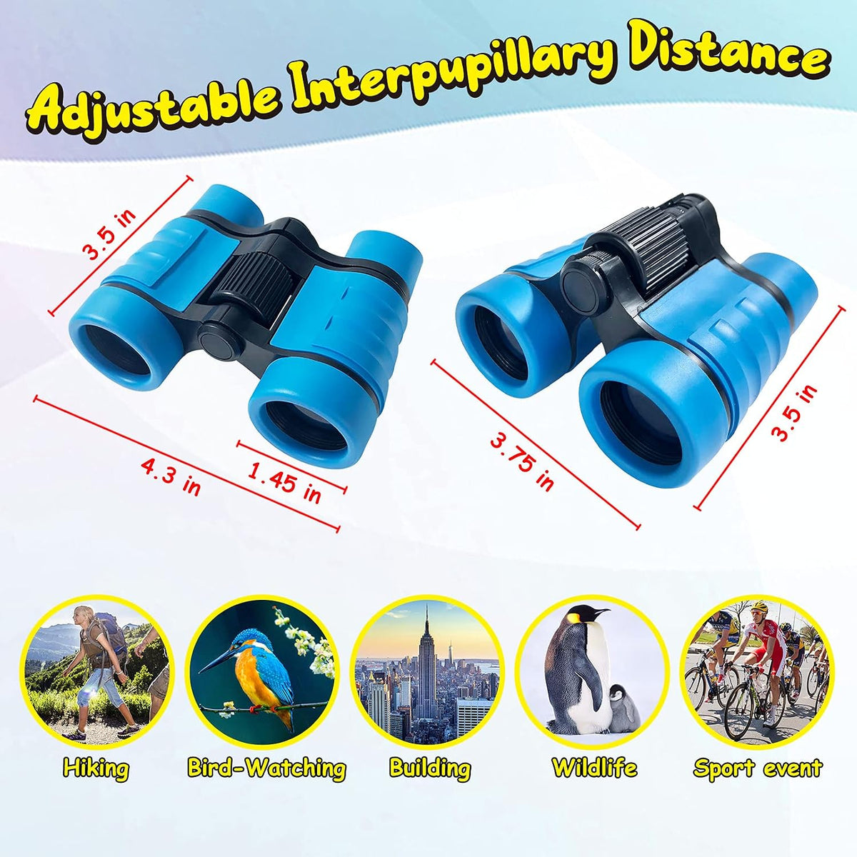 ESSENSON Binoculars for Kids - blue - image 3