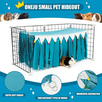 Guinea Pig Hideout, Guinea Pig Corner Hideout - Blue / 23"L x 11.7"W x 11.2"TH - image 3