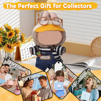 17cm Doll Clothes, Cute Dolls Outfit Accessories with Sweater + Denim Jeans + Pants, Small Kawaii - Style 1 - image 4