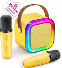 IROO Mini Karaoke Machine for Kids - Yellow