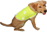 Dog Reflective Vest - Comfortable Jacket Safety Hunting, High Visibility for Dogs with Elastic Straps and Clasp Closure- Yellow, XX-Large