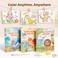 Jar Melo Paint with Water Books for Toddlers, Animals – Fun for Kids & Family - Dinosaur - image 4