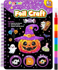 FUNNYB&G Foil Art Craft Kit for Kids - Happy Halloween