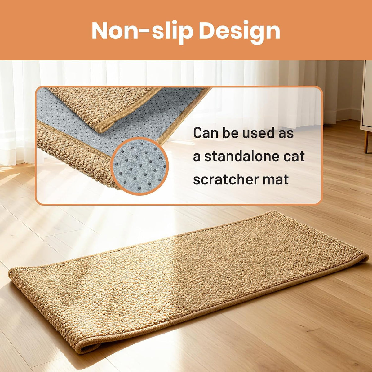 Extra Large 31.5" Cat Scratcher Bed - 31.5" Extra Large Cat Scratcher Mat - image 3