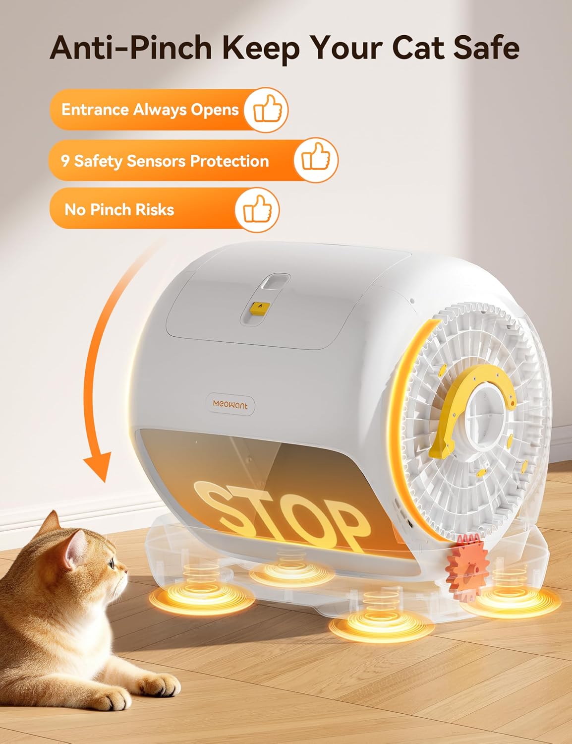 Meowant Self-Cleaning Cat Litter Box - image 3