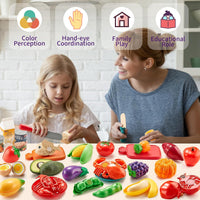 LAUGIGLE Pretend Play Food for Kids Kitchen - Bright Colors / 9.5 x 7 x 6 in - image 2
