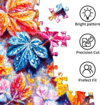 Funny Dog Pizza Jigsaw Puzzles, Food Kitchen - Autumn Leaves - image 4