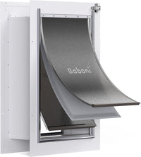 Baboni Pet Door for Wall, 3-Flap - 3-Flap(Metal Frame,Aluminum Lock) / Large