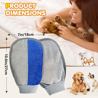 Huvamind reusable five-finger pet hair removal glove for dogs and cats - view 2