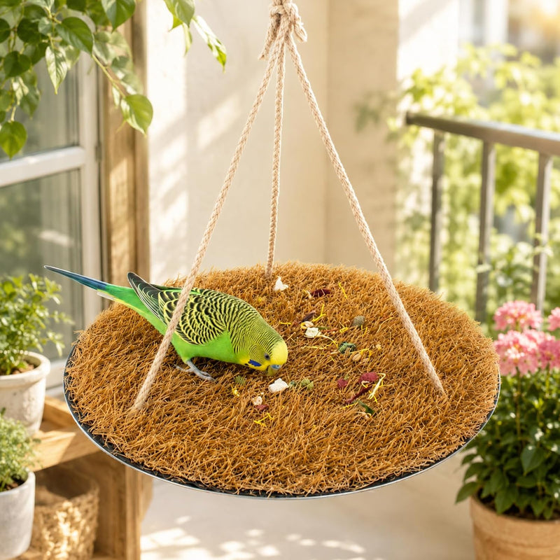 FlidRunest Large Bird Foraging Mat Toys - Yellow