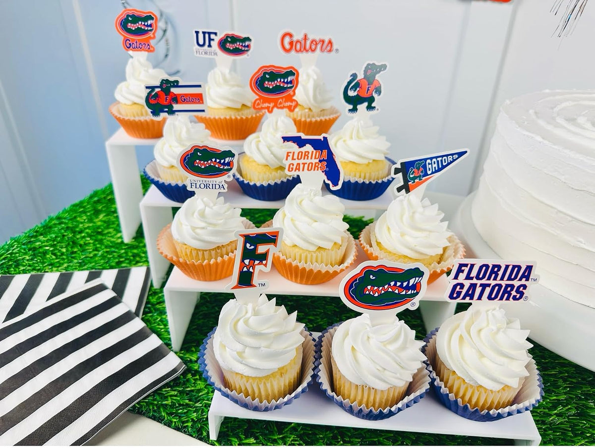 Ohio State Merch Cupcake Toppers & Decorations OSU Party Cake Decor - Florida Gators - image 2