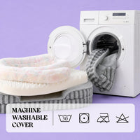 LE SURE Cute Cozy High Back Orthopedic Dog Beds Medium Size Dog - 42.0"l X 30.0"w X 7.0"th / Hazel - image 2