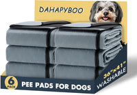 DAHAPYBOO Washable Pee Pads for Dogs 18x24 - 36X41-6P / 6