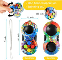 Skylety 2 Fidget Pad Game Controller Fidget Toy - Graffiti Style - image 2