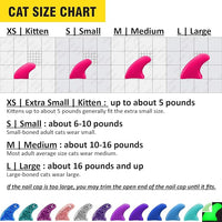 zetpo 12 Colors / 120 pcs Cat Claw Covers | Cats Nail Caps with Adhesives and Applicators (S)