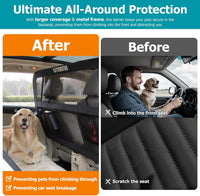 Dog Barrier for Car Back Seat & Cargo Area with Wider Coverage - Large-for Large SUV/Full-Size SUV, Sedan & Truck - image 2