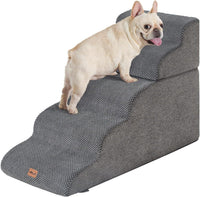 Made4Pets Dog Stairs Ramp for Small Dogs - Grey / 5.0 / 33"x15.7"x22.8"H