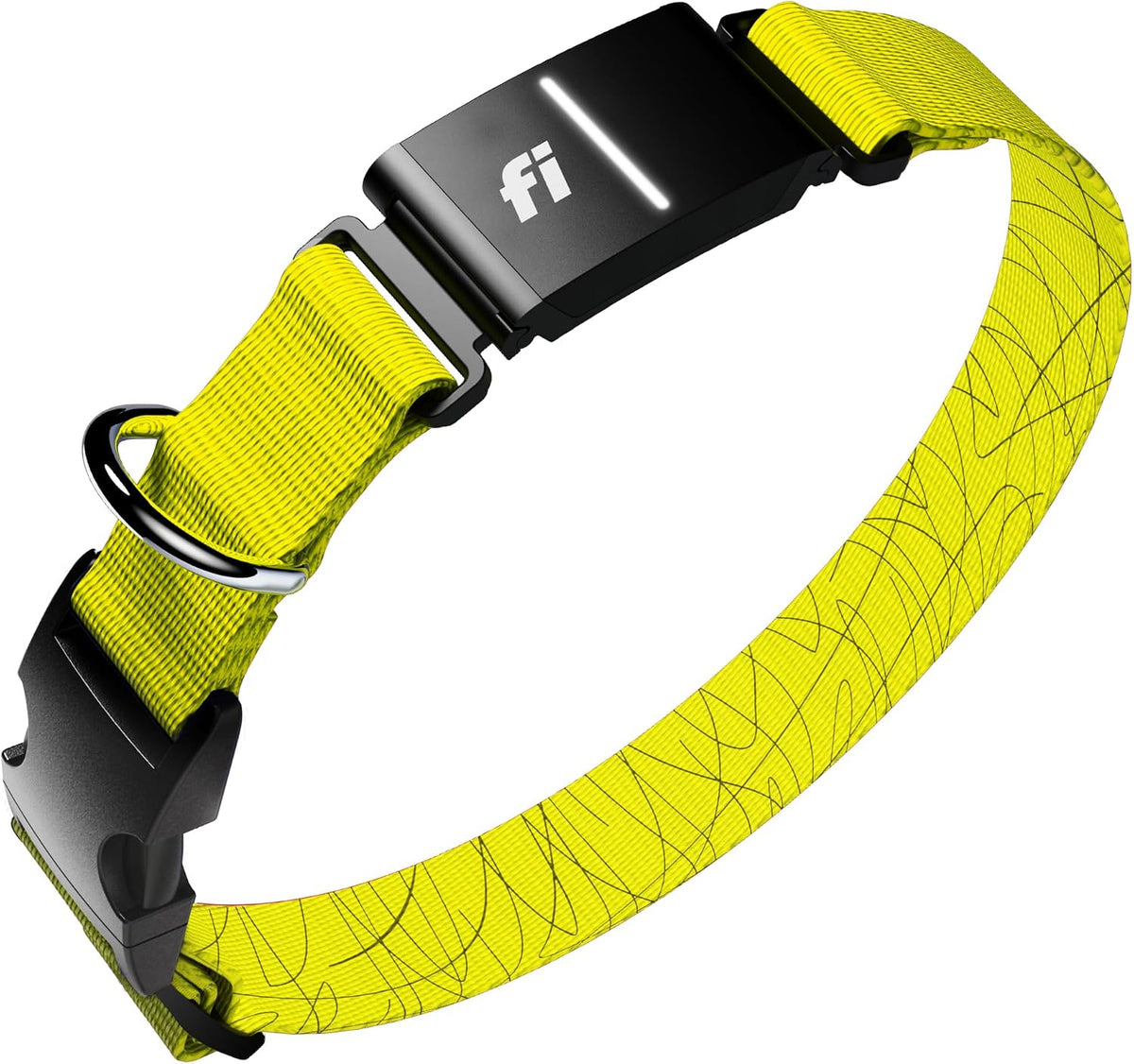 Fi Series 3+ GPS Dog Collar & Tracker, Membership Required - Yellow / Small