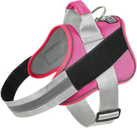 Bolux Dog Harness, No-Pull Reflective Dog Vest, Breathable Adjustable Pet Harness with Handle for Outdoor Walking - No More Pulling, Tugging or Choking (Fuchsia, X-Small (Pack of 1))