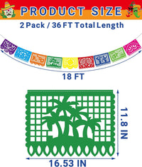 18 FT Cinco De Mayo Party Decorations - 2 Pack - image 2