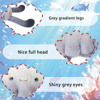 Niuniu Daddy Weighted Stuffed Animals - 3.3 Pounds / Jellyfish-ombre Grey / Ocean - image 3