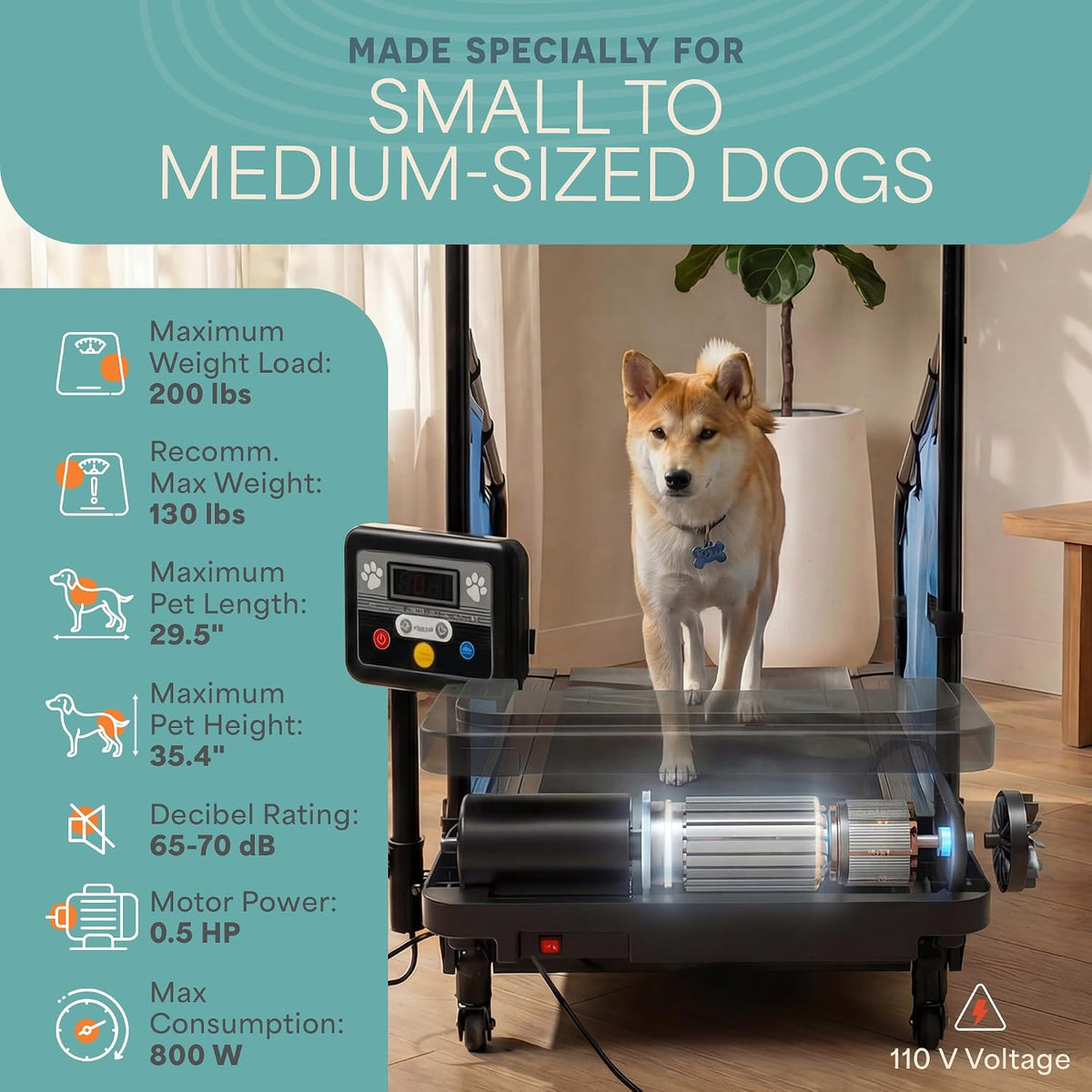 Lifepro PawRunner Dog Treadmill for Small & Medium Dogs - image 4