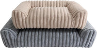 Arlee Saddle Sofa Memory Foam Pet Bed, Comfortable & Washable, Ideal for Dogs and Puppies, Extra Comfort, Couch Design, Crate & Kennel Furniture, Pet Supplies & Essentials, Tan, Medium
