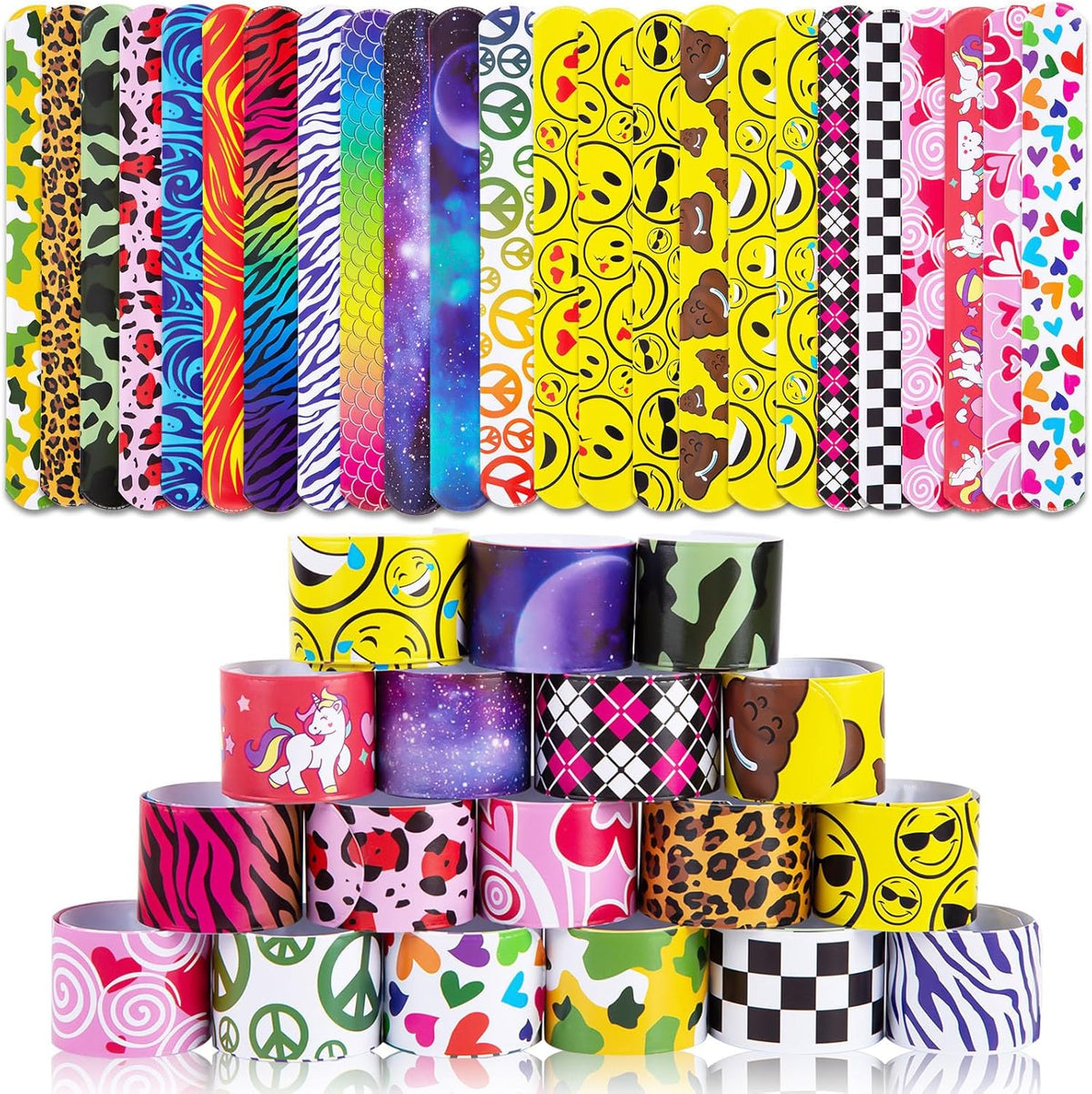 LovesTown Slap Bracelets for Kids - Kids