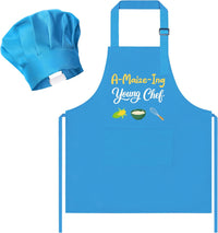 R HORSE Kid Apron and Chef Hat Set - A-maize-ing Young Chef