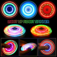 Gigilli Fidget Spinners for Kids 2 Pack - Green&bule - image 2